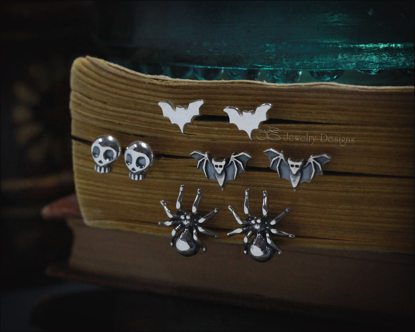 Sterling Halloween Stud Earrings - LE Jewelry Designs