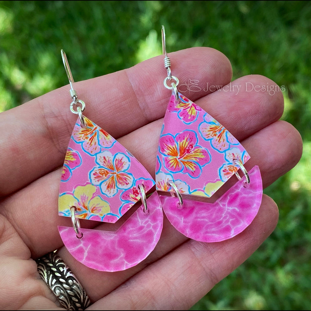 
                  
                    Hawaiian Beach Acrylic Earrings - LE Jewelry Designs
                  
                