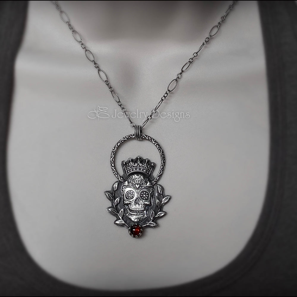 King Sugar Skull Pendant - LE Jewelry Designs