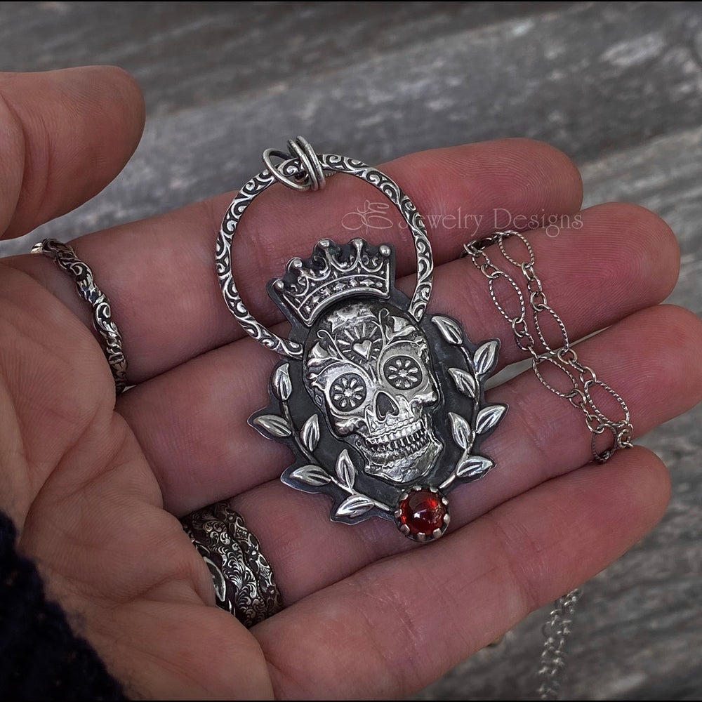 
                  
                    King Sugar Skull Pendant - LE Jewelry Designs
                  
                