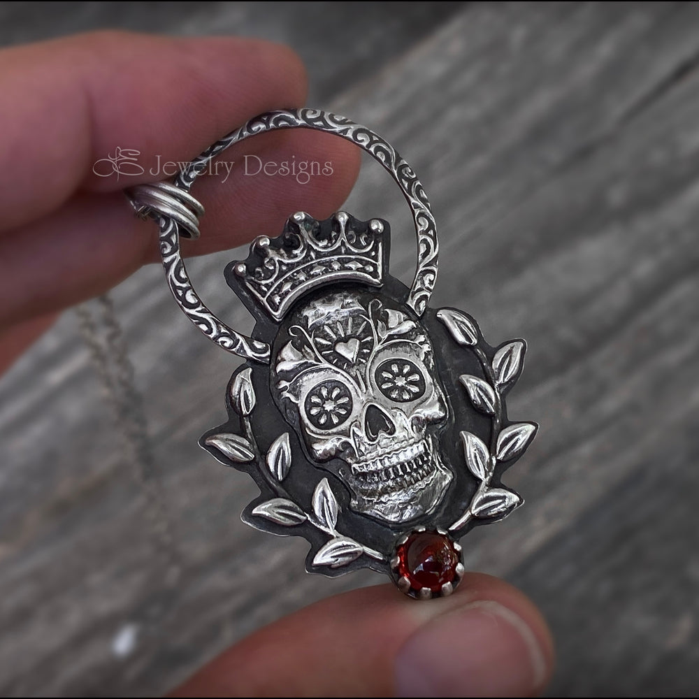 
                  
                    King Sugar Skull Pendant - LE Jewelry Designs
                  
                