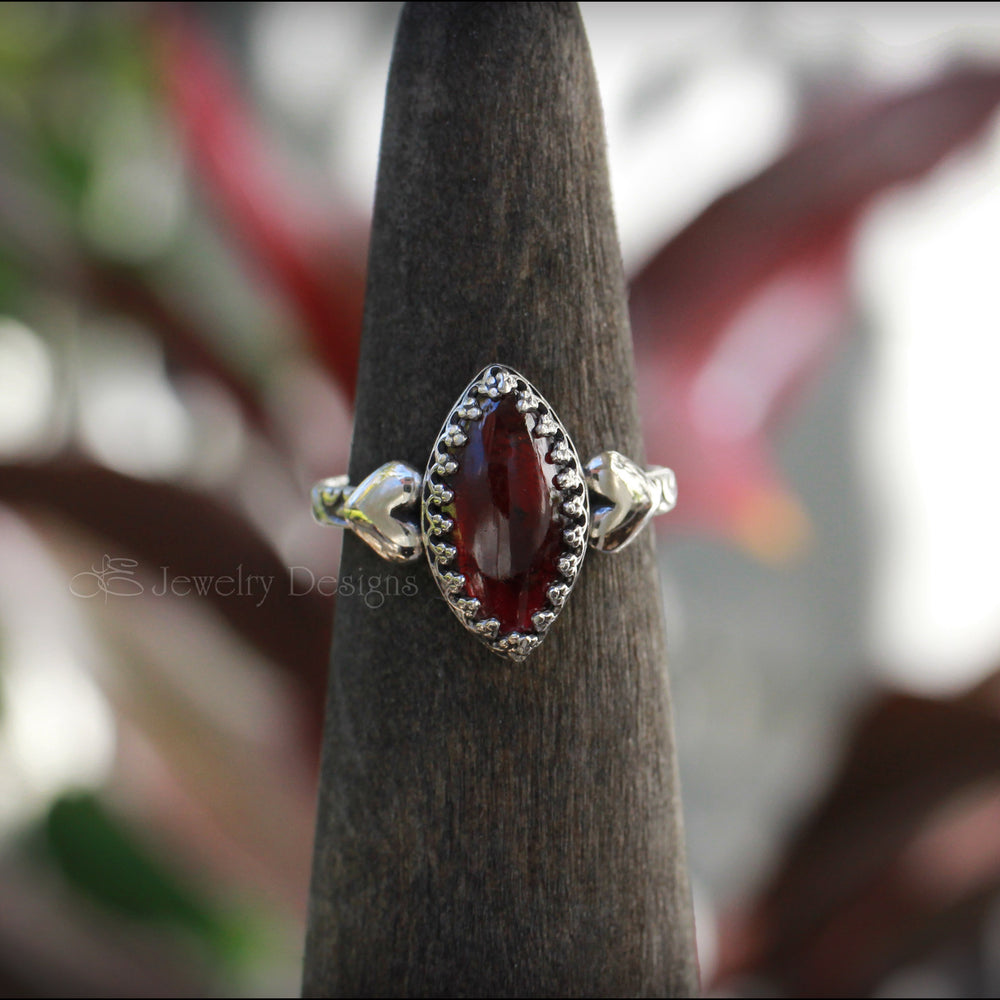 
                  
                    Victorian Style Sweetheart Ring - (choose stone) - LE Jewelry Designs
                  
                