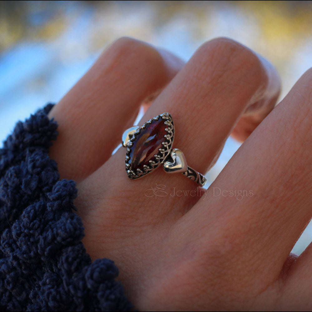 
                  
                    Victorian Style Sweetheart Ring - (choose stone) - LE Jewelry Designs
                  
                