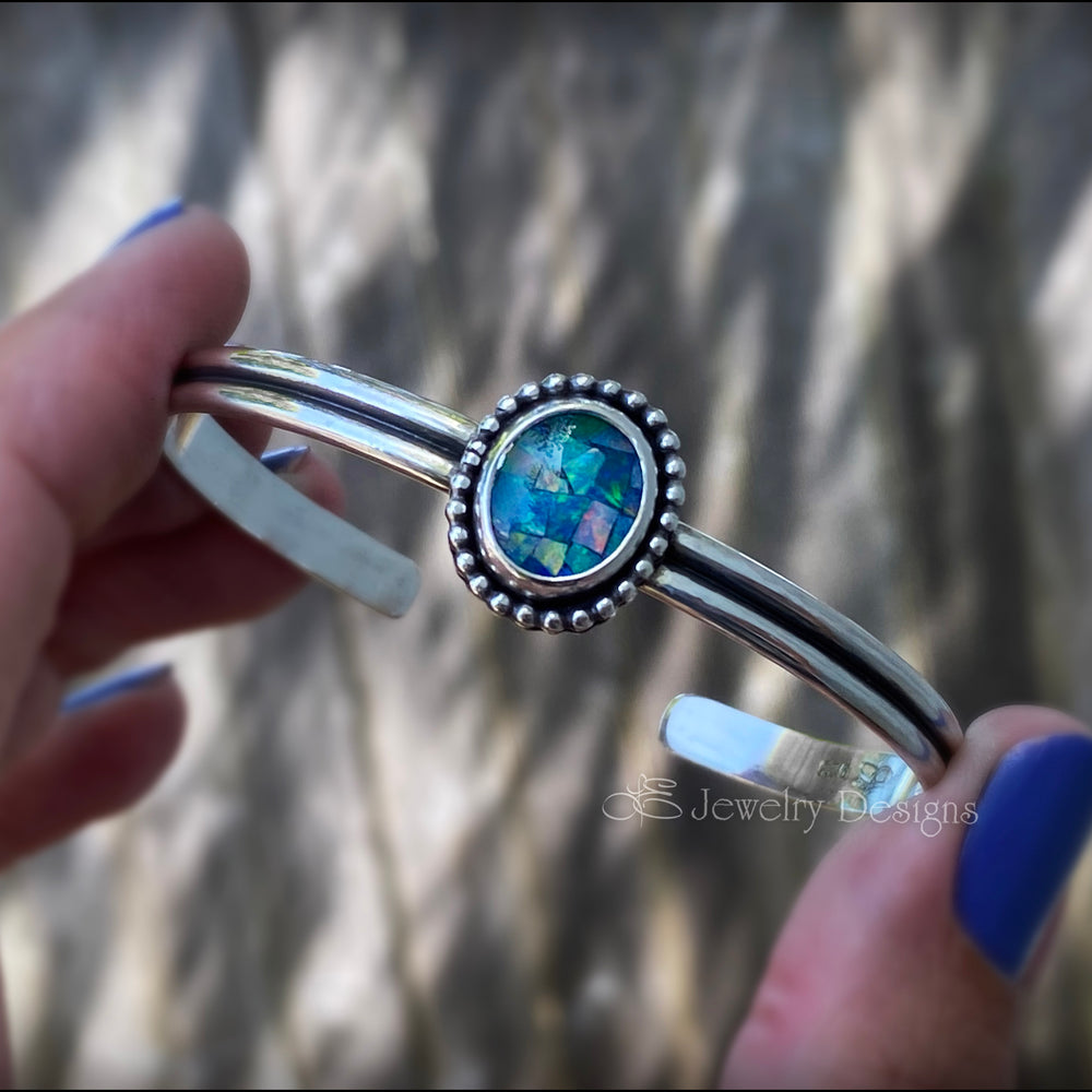 
                  
                    Sterling Mosaic Opal Bracelet - LE Jewelry Designs
                  
                