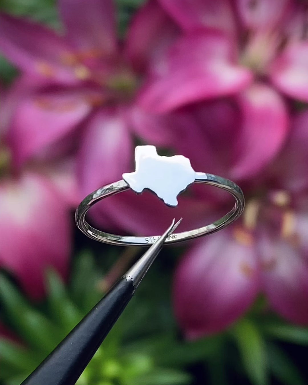 Dainty Texas Stacking Ring