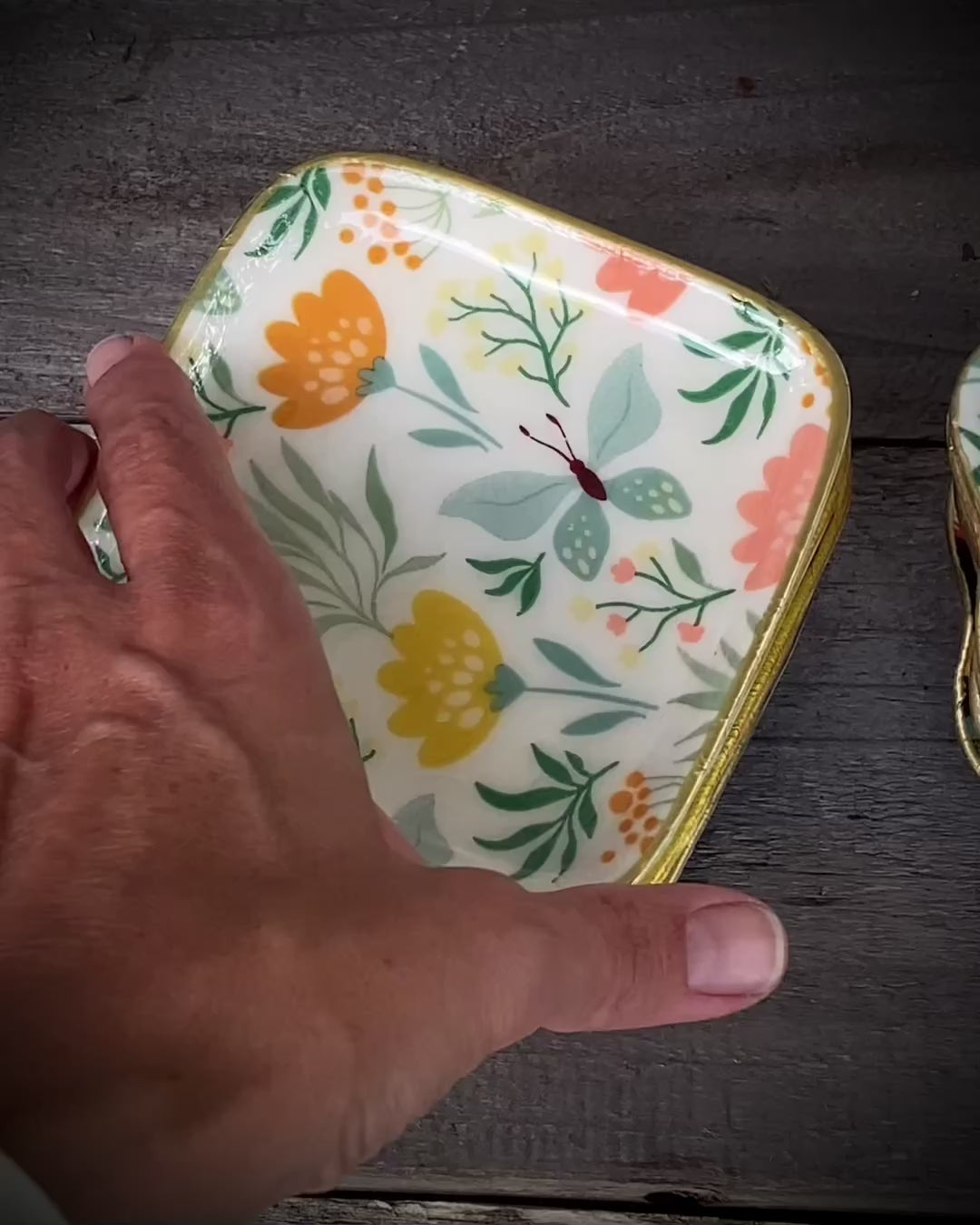 Ceramic Trinket Dish - Square