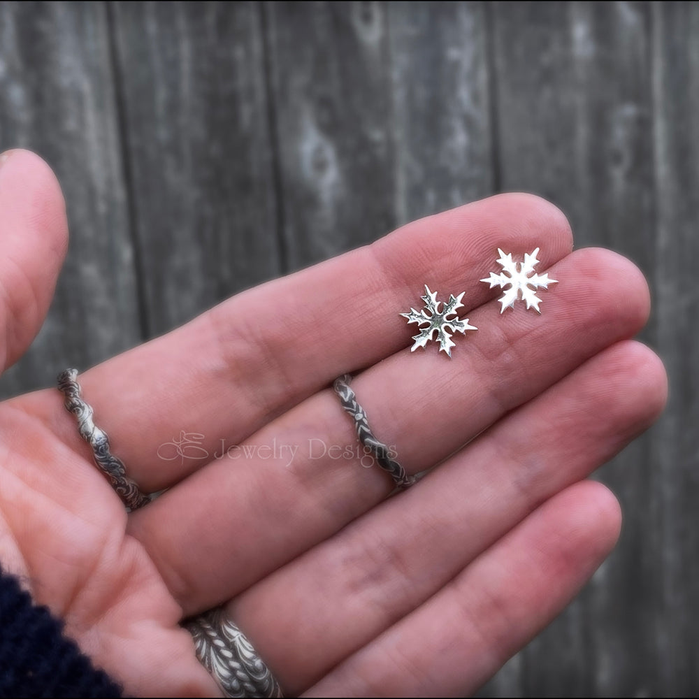 
                  
                    Sterling Snowflake Stud Earrings - LE Jewelry Designs
                  
                