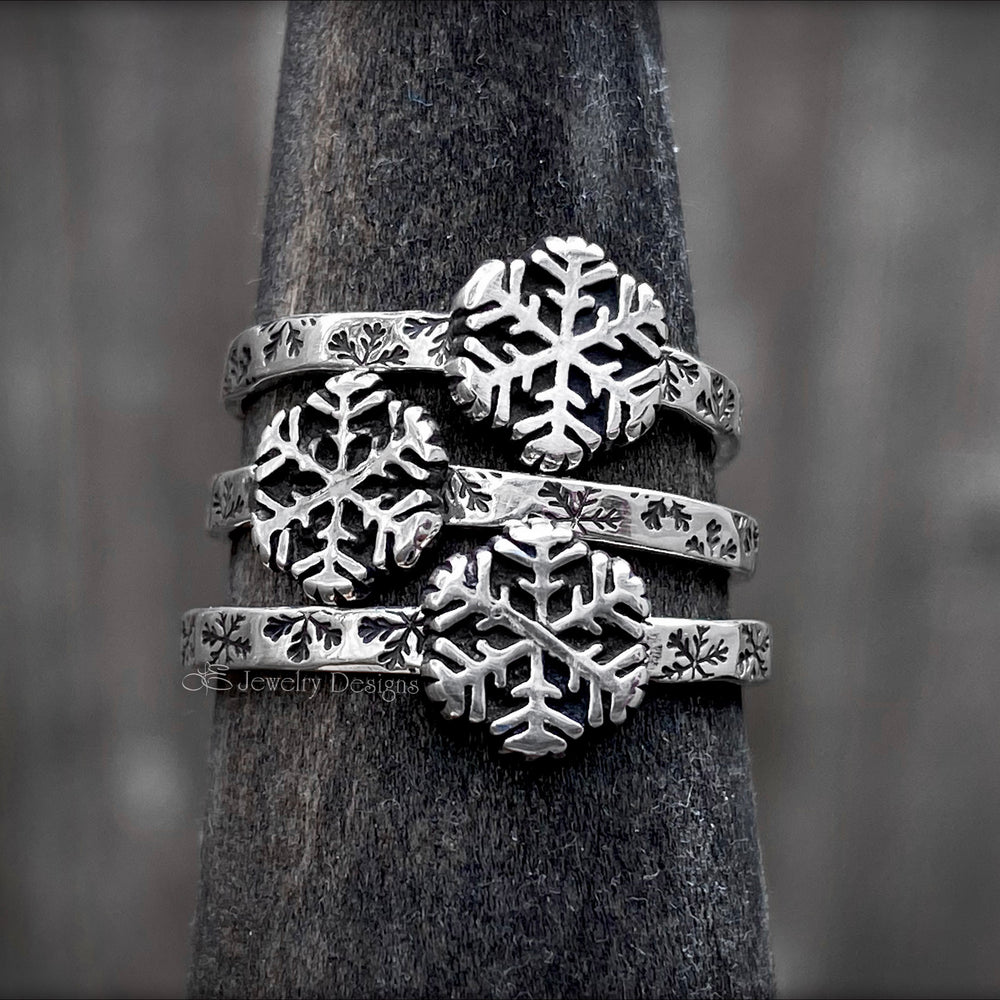 
                  
                    Sterling Silver Snowflake Ring - LE Jewelry Designs
                  
                