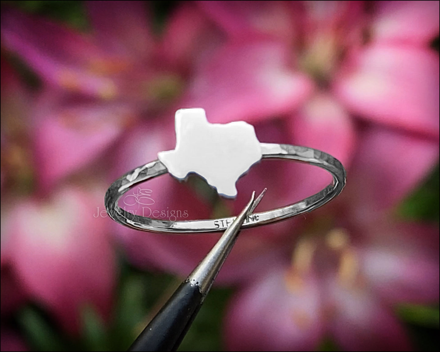Dainty Texas Stacking Ring - LE Jewelry Designs