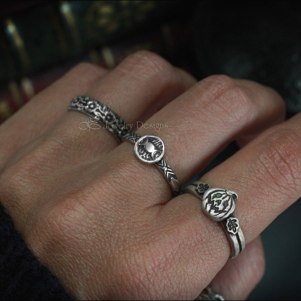 Sterling Triple Moon Ring - LE Jewelry Designs