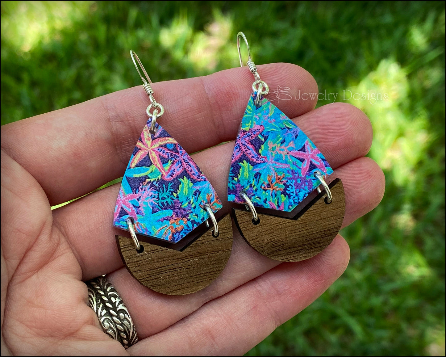 Under The Sea Acrylic Earrings - LE Jewelry Designs