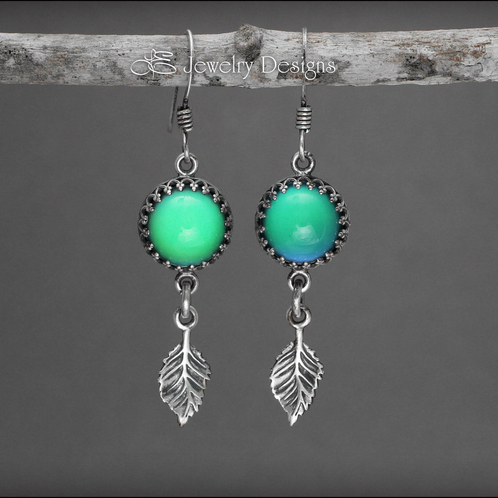 
                  
                    Sterling Silver Mood Leaf Earrings (color changing) - LE Jewelry Designs
                  
                