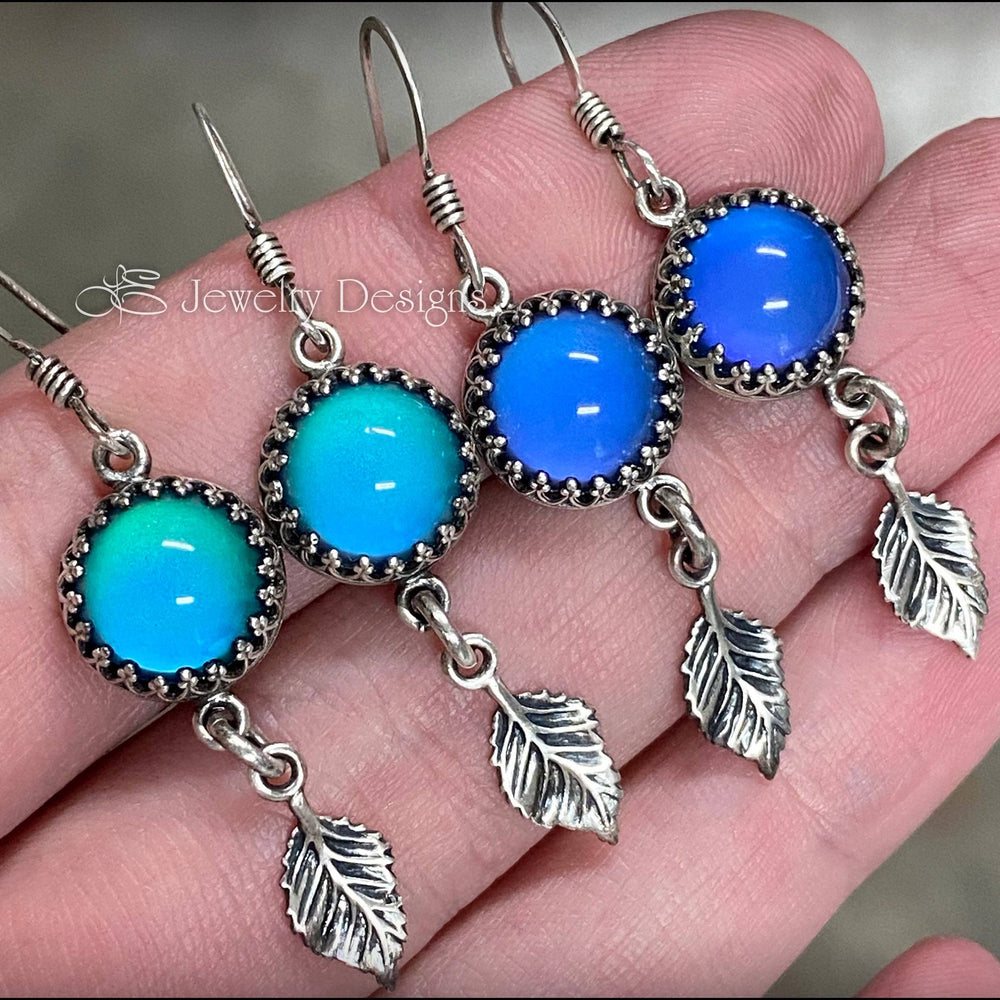 
                  
                    Sterling Silver Mood Leaf Earrings (color changing) - LE Jewelry Designs
                  
                