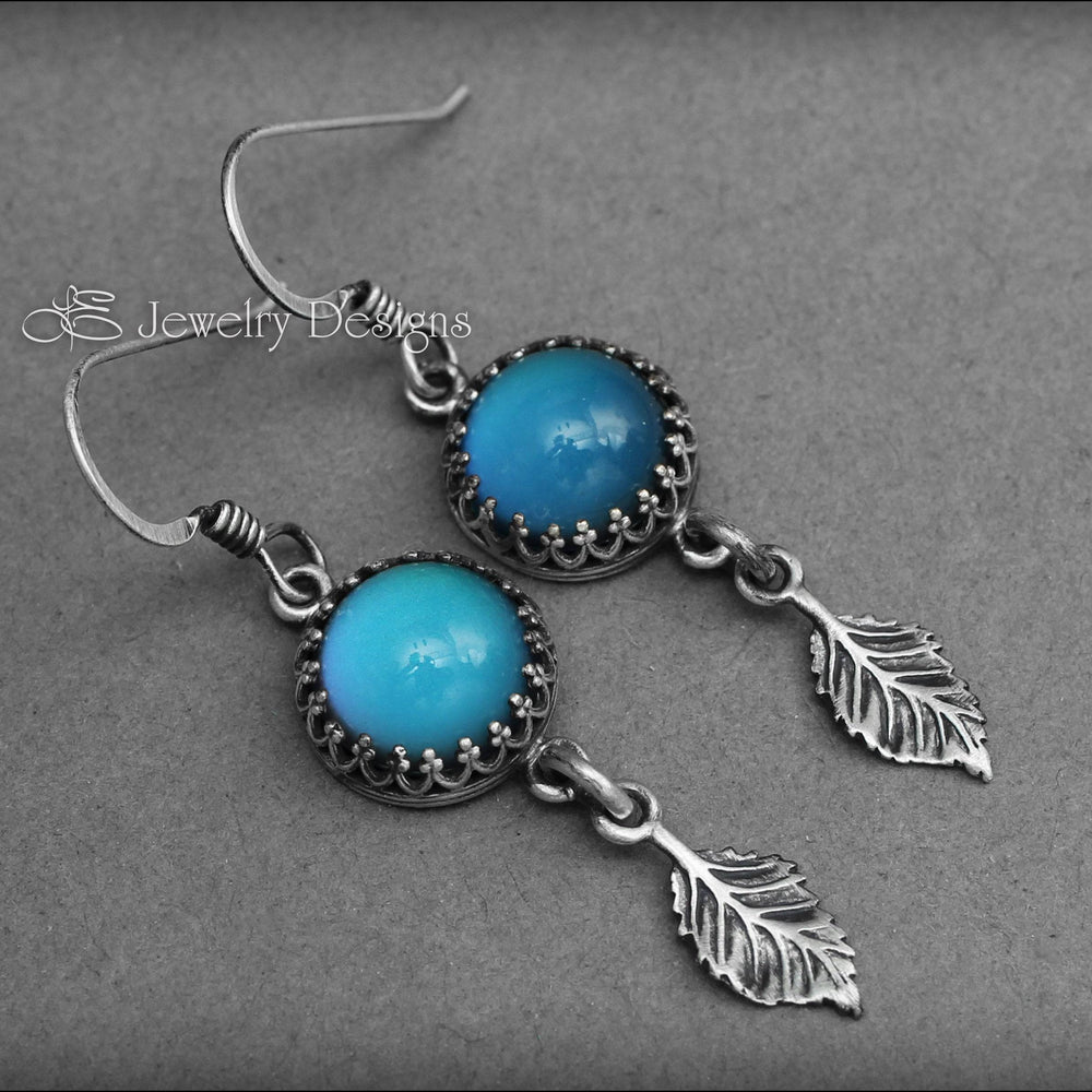 
                  
                    Sterling Silver Mood Leaf Earrings (color changing) - LE Jewelry Designs
                  
                