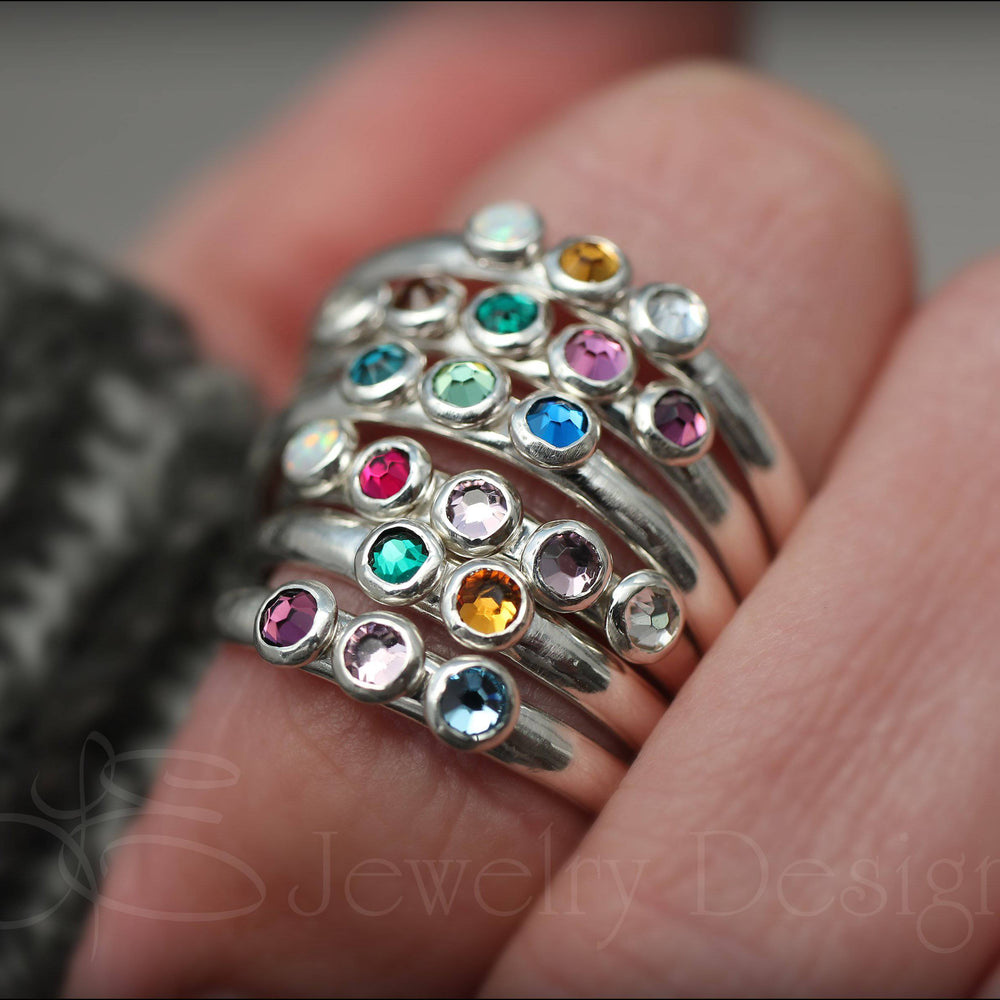 Multi Birthstone Ring - (choose # of stones) - LE Jewelry Designs