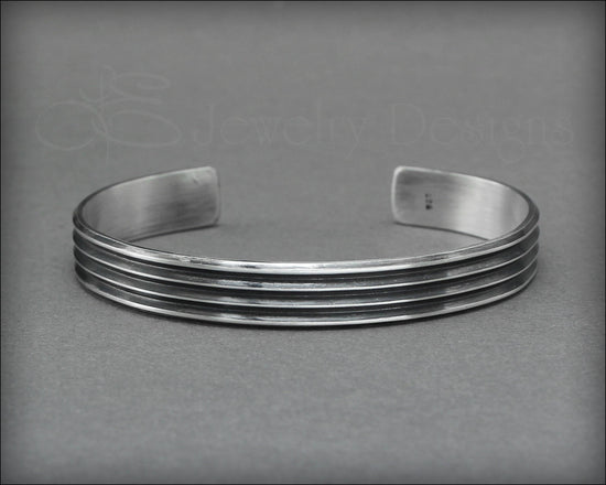 Load image into Gallery viewer, Thick Sterling Cuff - LE Jewelry Designs
