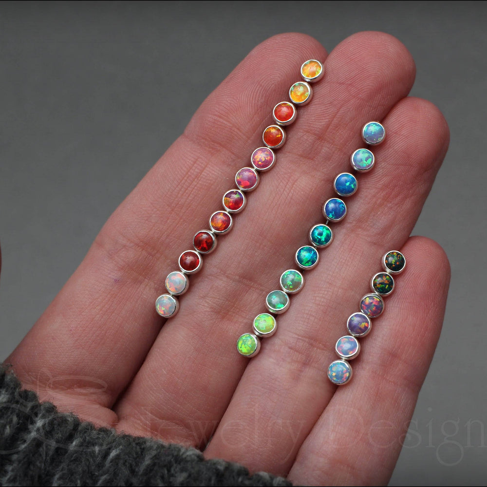 
                  
                    Opal Stud Earrings (4mm) - LE Jewelry Designs
                  
                