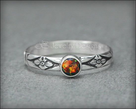 Opal Stacking Ring (4mm) - LE Jewelry Designs