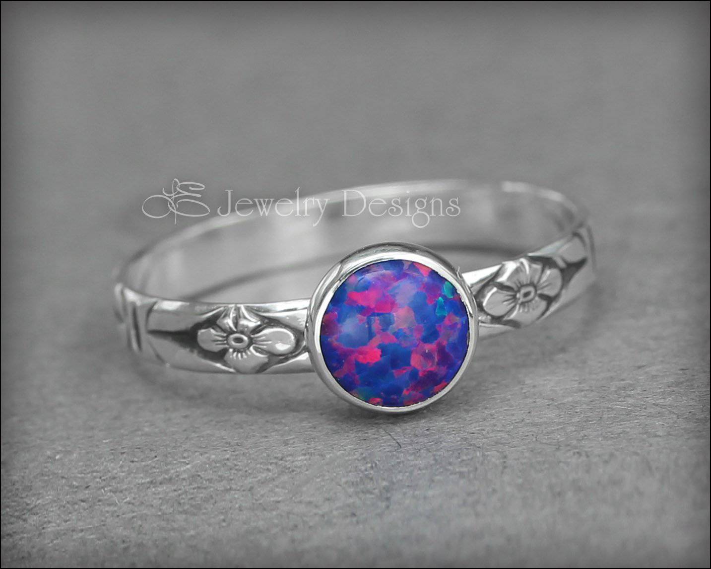 Opal Stacking Ring (6mm) - LE Jewelry Designs