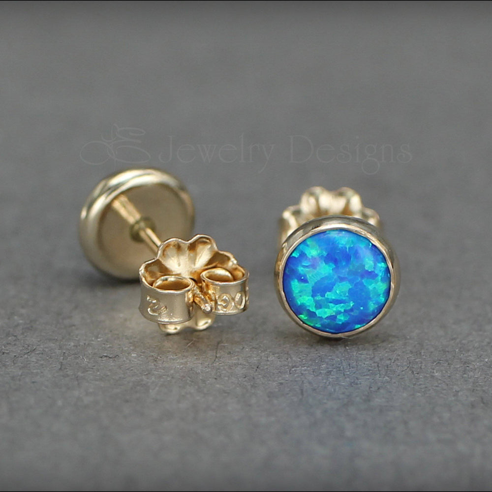 
                  
                    Opal Stud Earrings (6mm) - LE Jewelry Designs
                  
                
