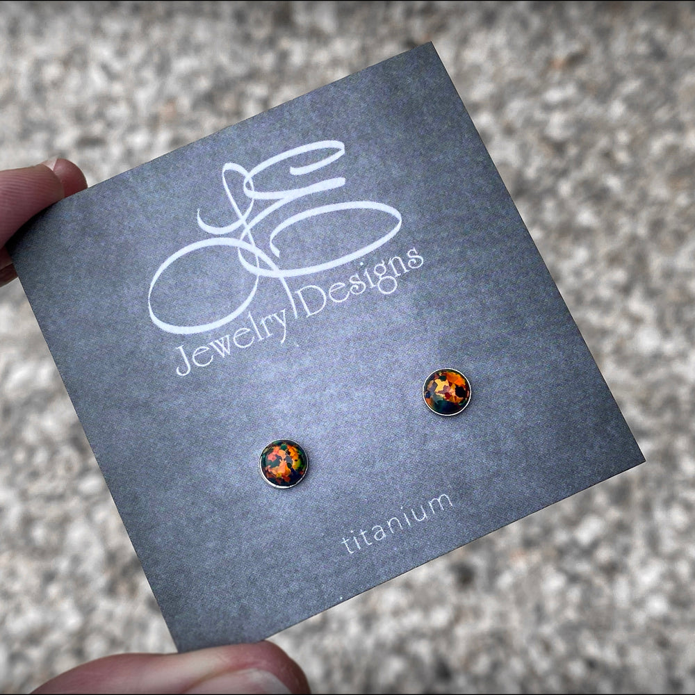
                  
                    Opal Stud Earrings (6mm) - LE Jewelry Designs
                  
                