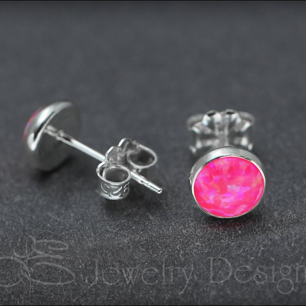 
                  
                    Opal Stud Earrings (6mm) - LE Jewelry Designs
                  
                