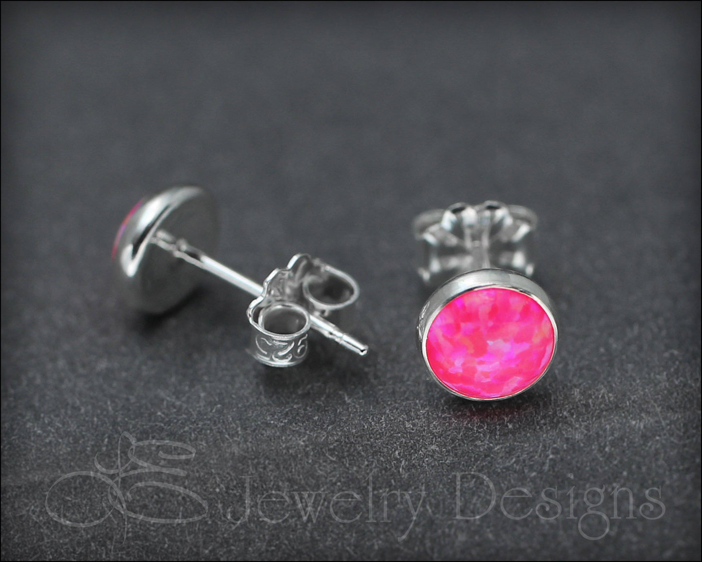 Opal Stud Earrings (6mm) - LE Jewelry Designs