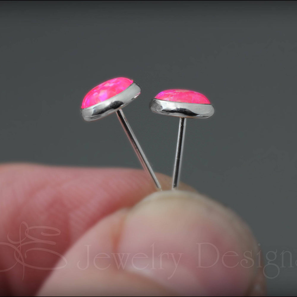 
                  
                    Opal Stud Earrings (6mm) - LE Jewelry Designs
                  
                