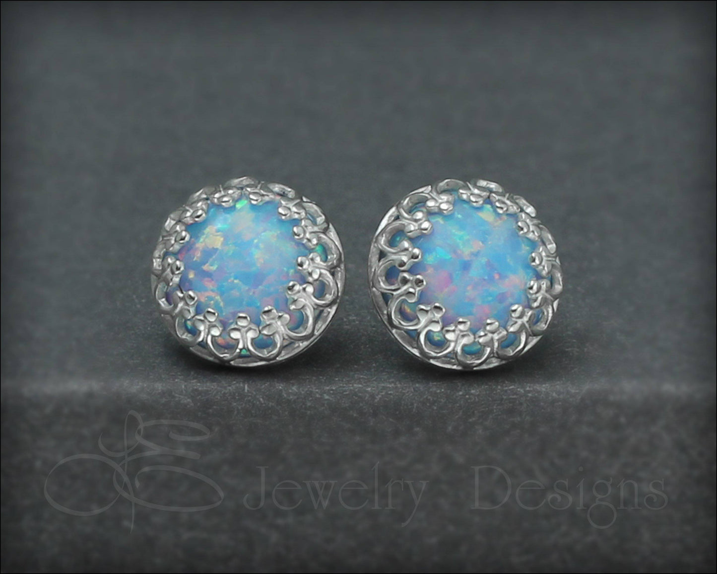 Sterling Gallery Opal Studs - LE Jewelry Designs