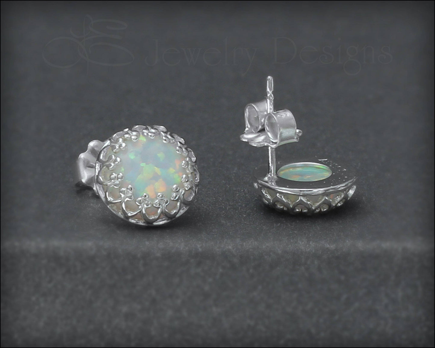 Sterling Gallery Opal Studs - LE Jewelry Designs