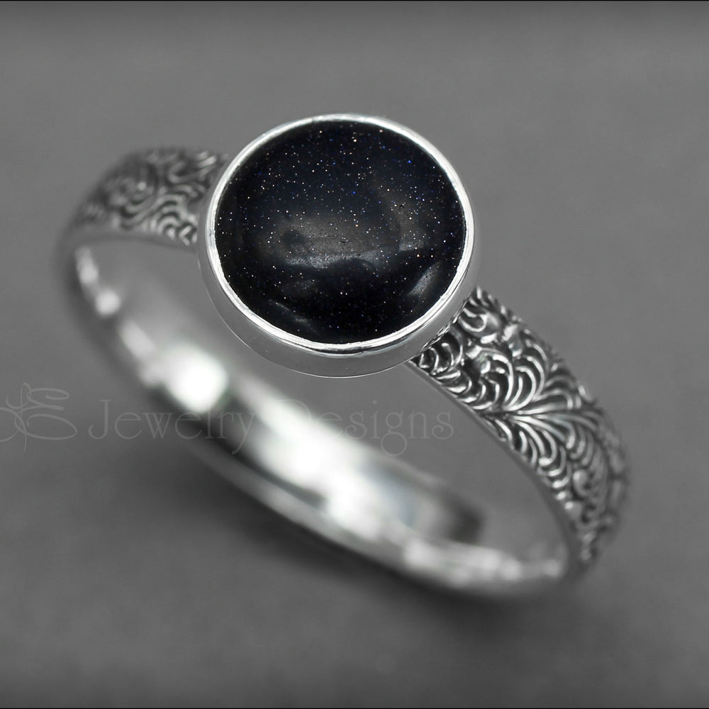 
                  
                    Blue Goldstone Galaxy Ring - LE Jewelry Designs
                  
                