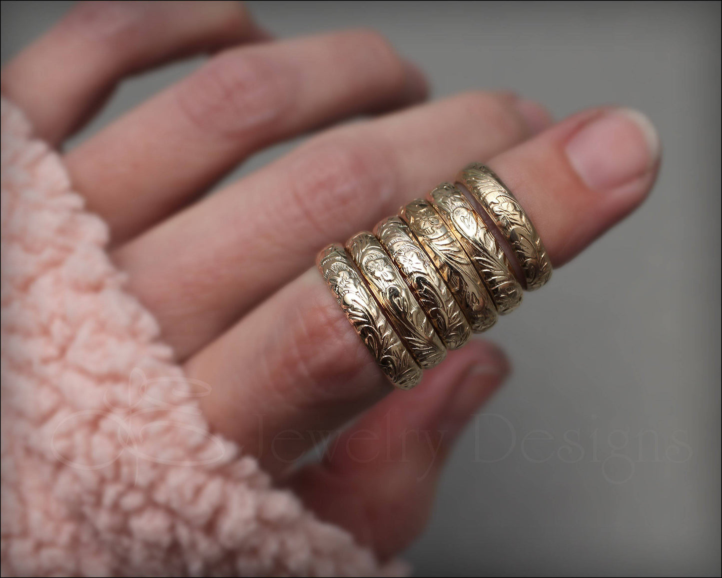 Gold Wedding Band - LE Jewelry Designs