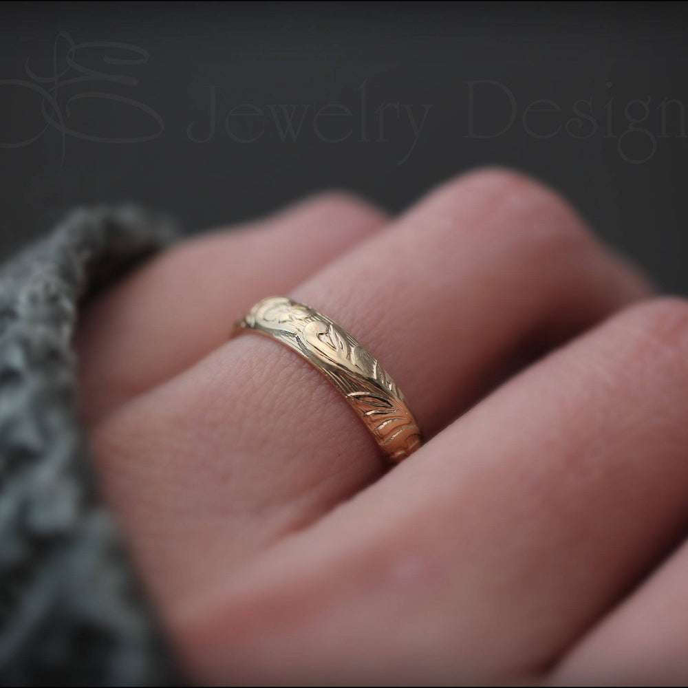 Gold Wedding Band - LE Jewelry Designs