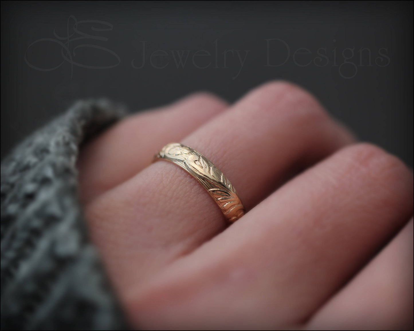 Gold Wedding Band - LE Jewelry Designs