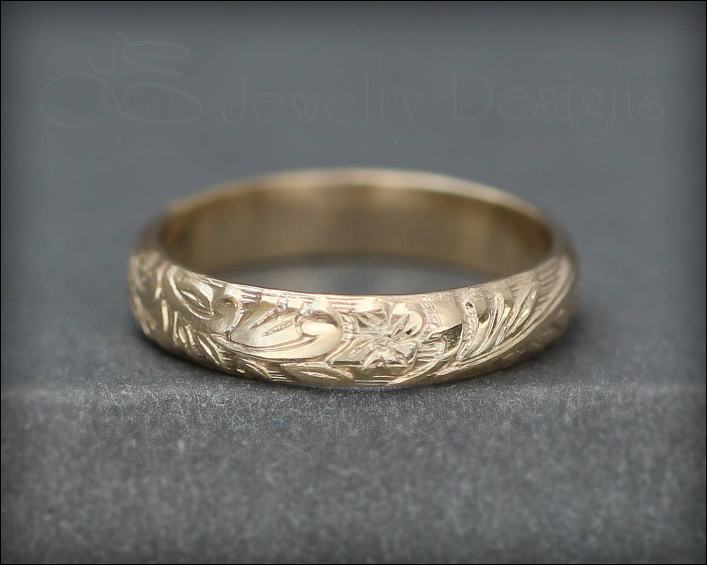 Gold Wedding Band - LE Jewelry Designs