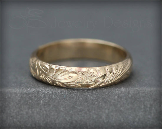 Gold Wedding Band - LE Jewelry Designs