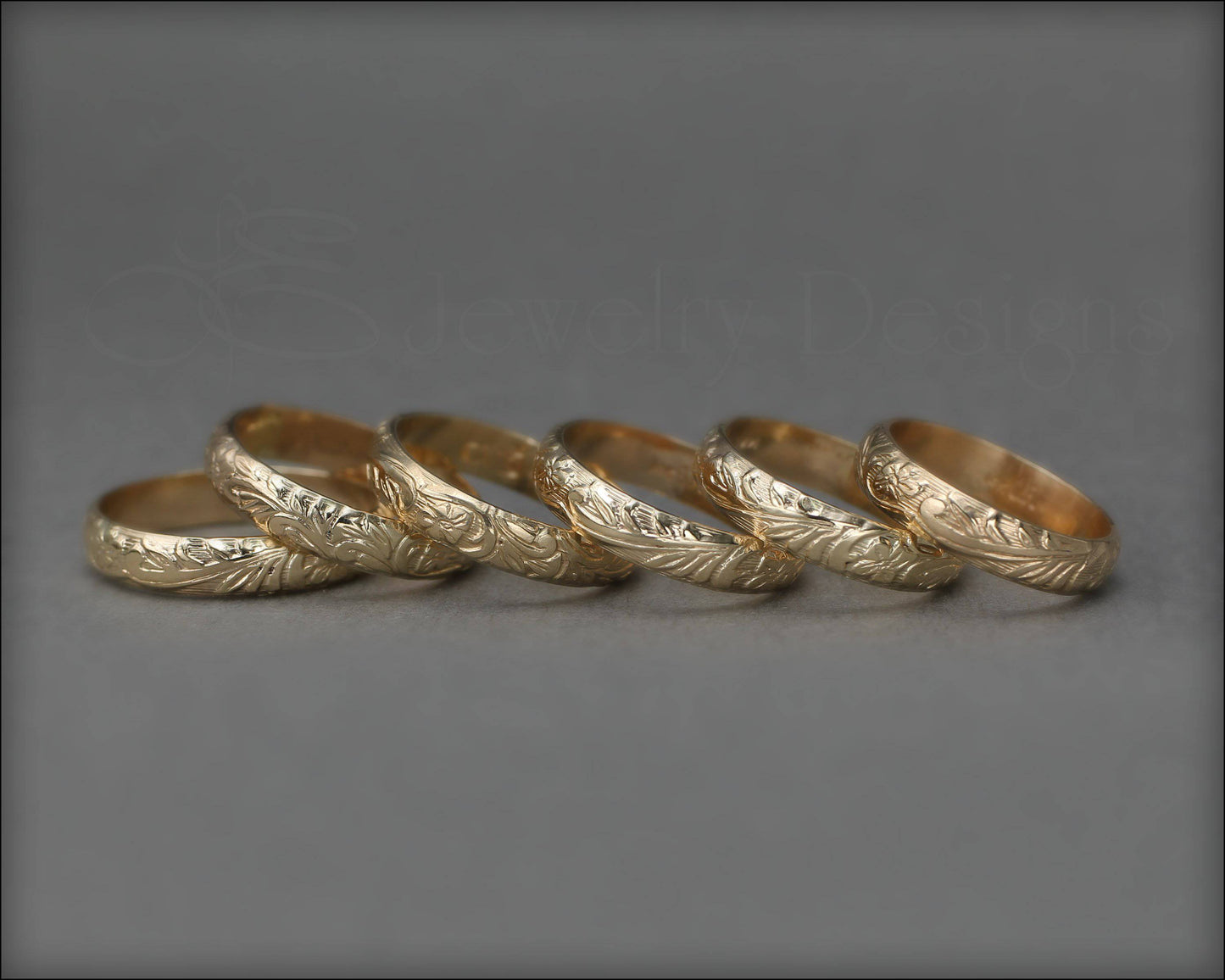 Gold Wedding Band - LE Jewelry Designs