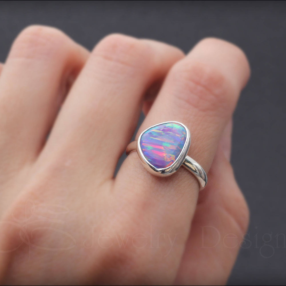 
                  
                    Sterling Opal Ring - (choose your color) - LE Jewelry Designs
                  
                