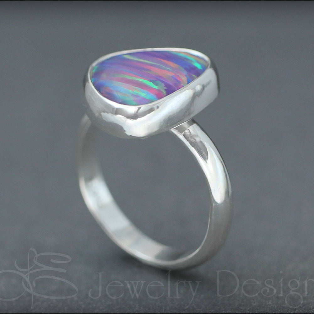 
                  
                    Sterling Opal Ring - (choose your color) - LE Jewelry Designs
                  
                