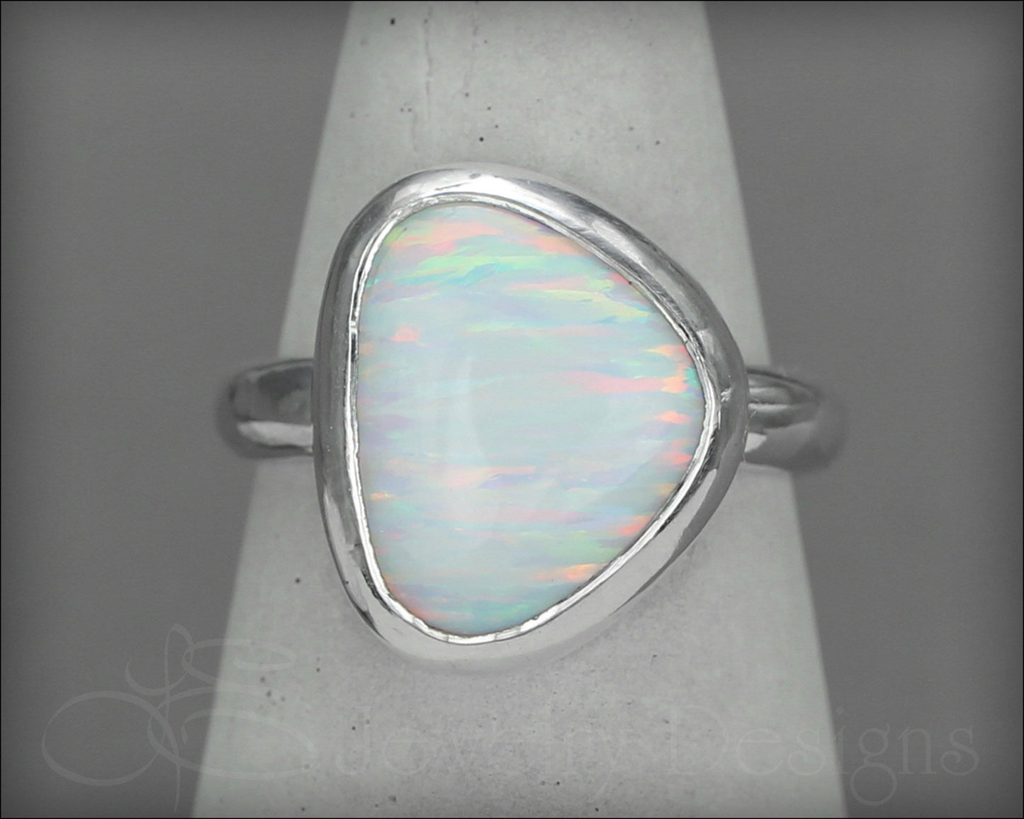 Sterling Opal Ring - (choose your color) - LE Jewelry Designs