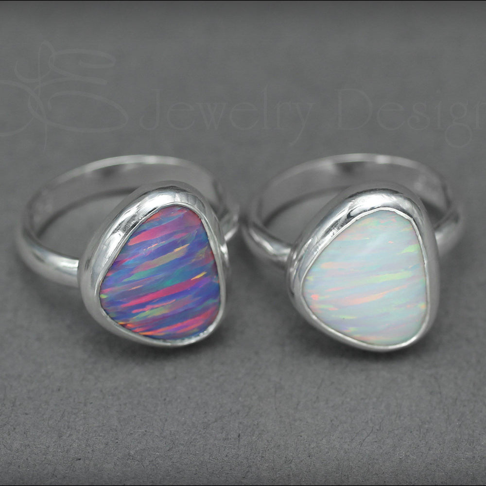 
                  
                    Sterling Opal Ring - (choose your color) - LE Jewelry Designs
                  
                