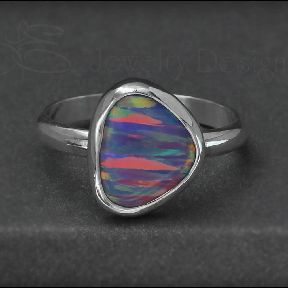 
                  
                    Sterling Opal Ring - (choose your color) - LE Jewelry Designs
                  
                