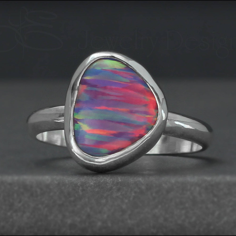 
                  
                    Sterling Opal Ring - (choose your color) - LE Jewelry Designs
                  
                