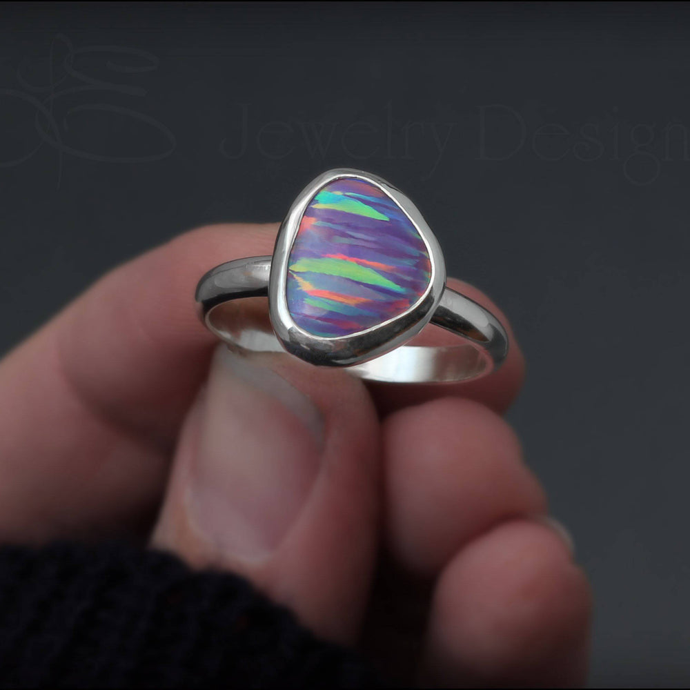 
                  
                    Sterling Opal Ring - (choose your color) - LE Jewelry Designs
                  
                