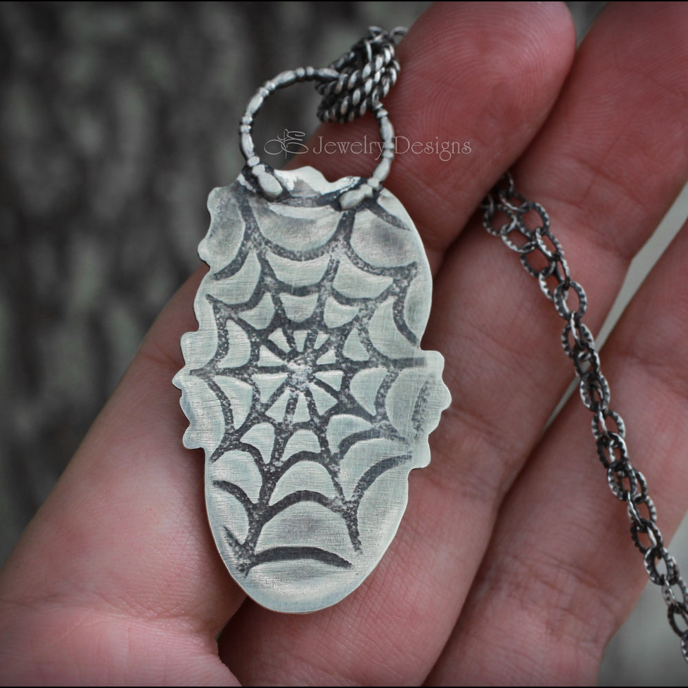 
                  
                    Gothic Night Moon & Garnet Necklace - LE Jewelry Designs
                  
                