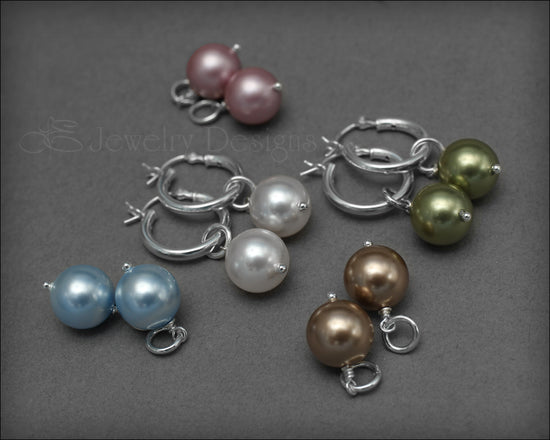Interchangeable Pearl Earrings - (as seen on TV) - LE Jewelry Designs