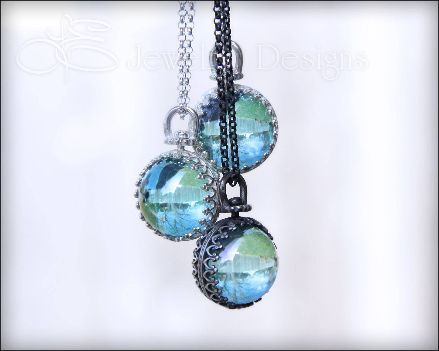 Load image into Gallery viewer, Aqua Aura Quartz Necklace - LE Jewelry Designs
