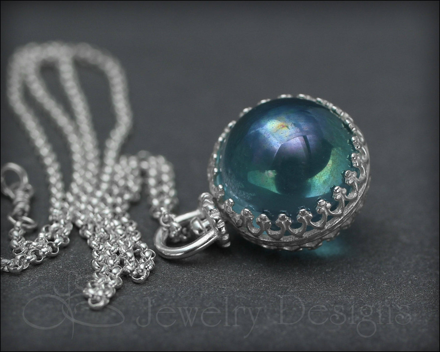 Load image into Gallery viewer, Aqua Aura Quartz Necklace - LE Jewelry Designs
