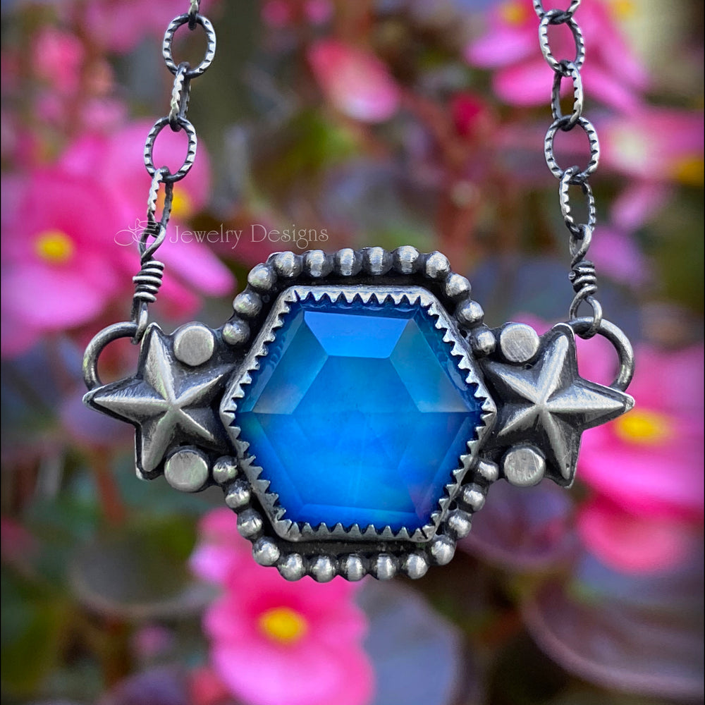 
                  
                    Sterling Aurora Opal Galaxy Necklace - LE Jewelry Designs
                  
                