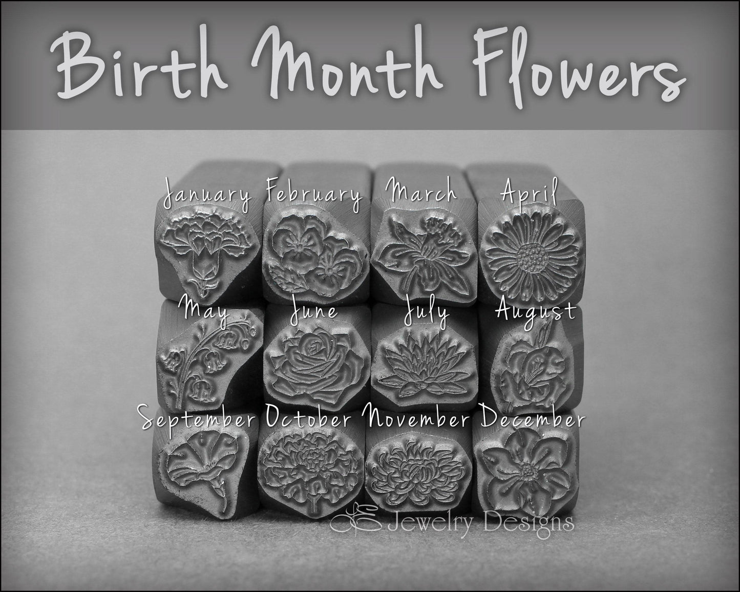 Artisan Birth Month Flower Necklace - LE Jewelry Designs